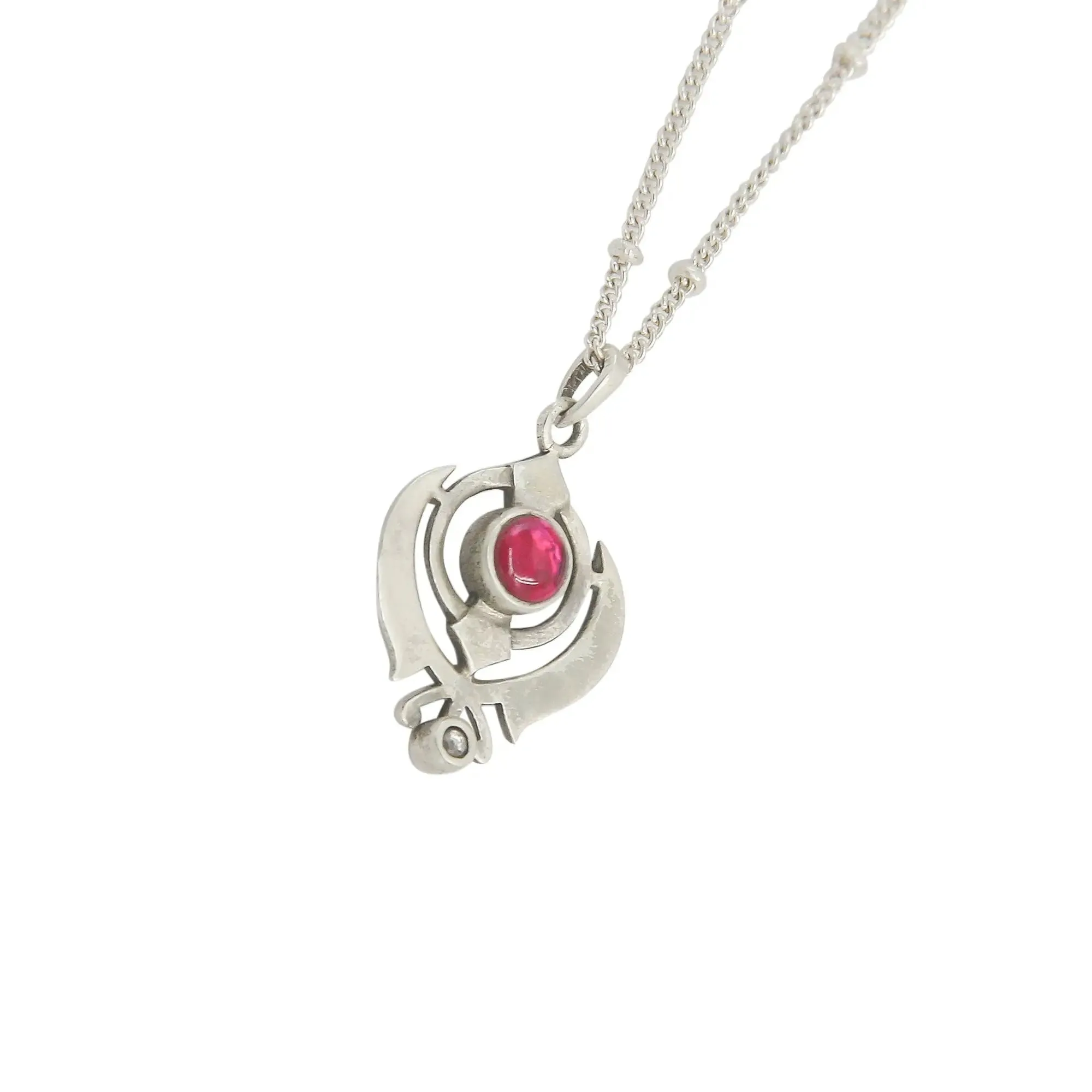 Silver 92.5 Women's Khanda Pendant