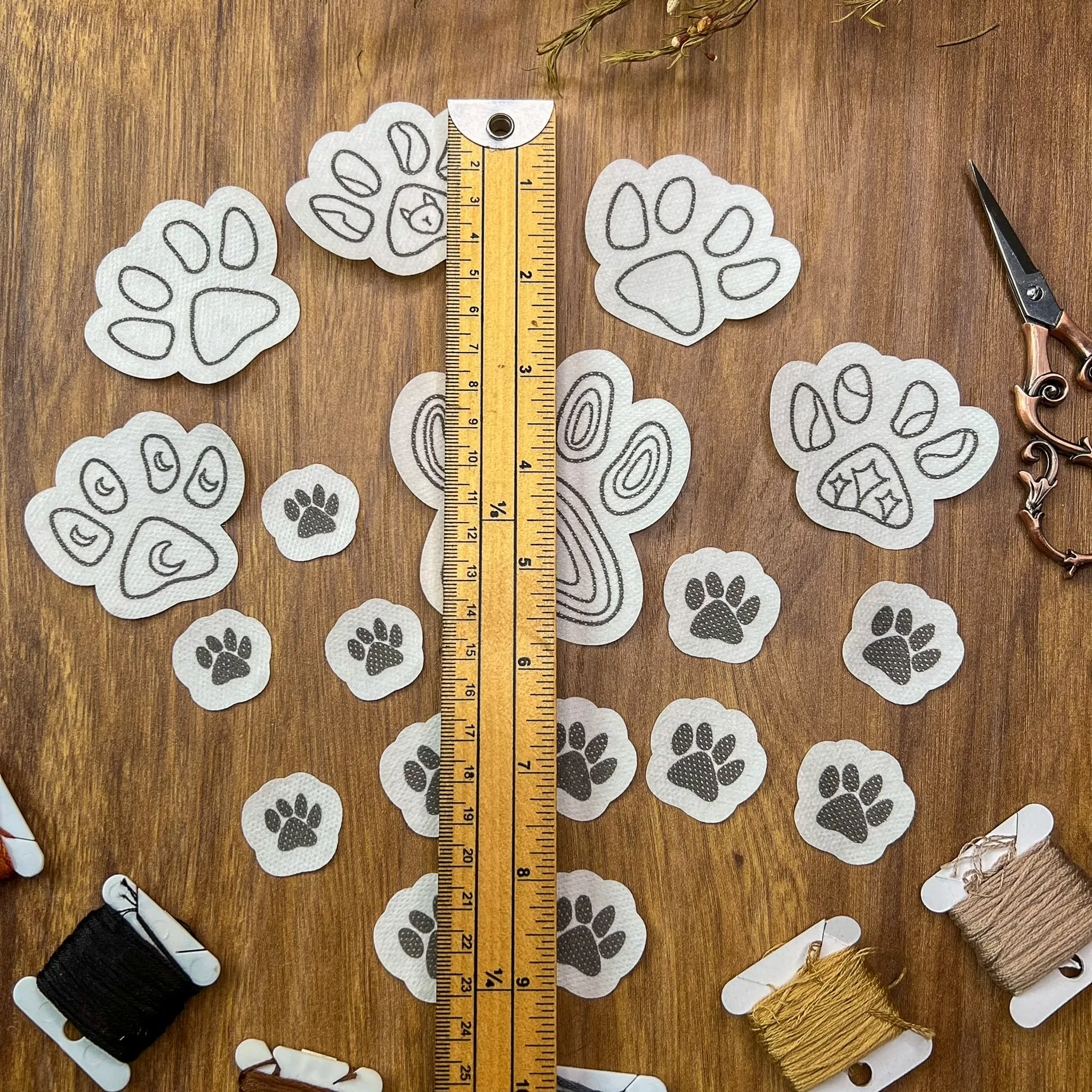 Simple Paw Stick and Stitch pack