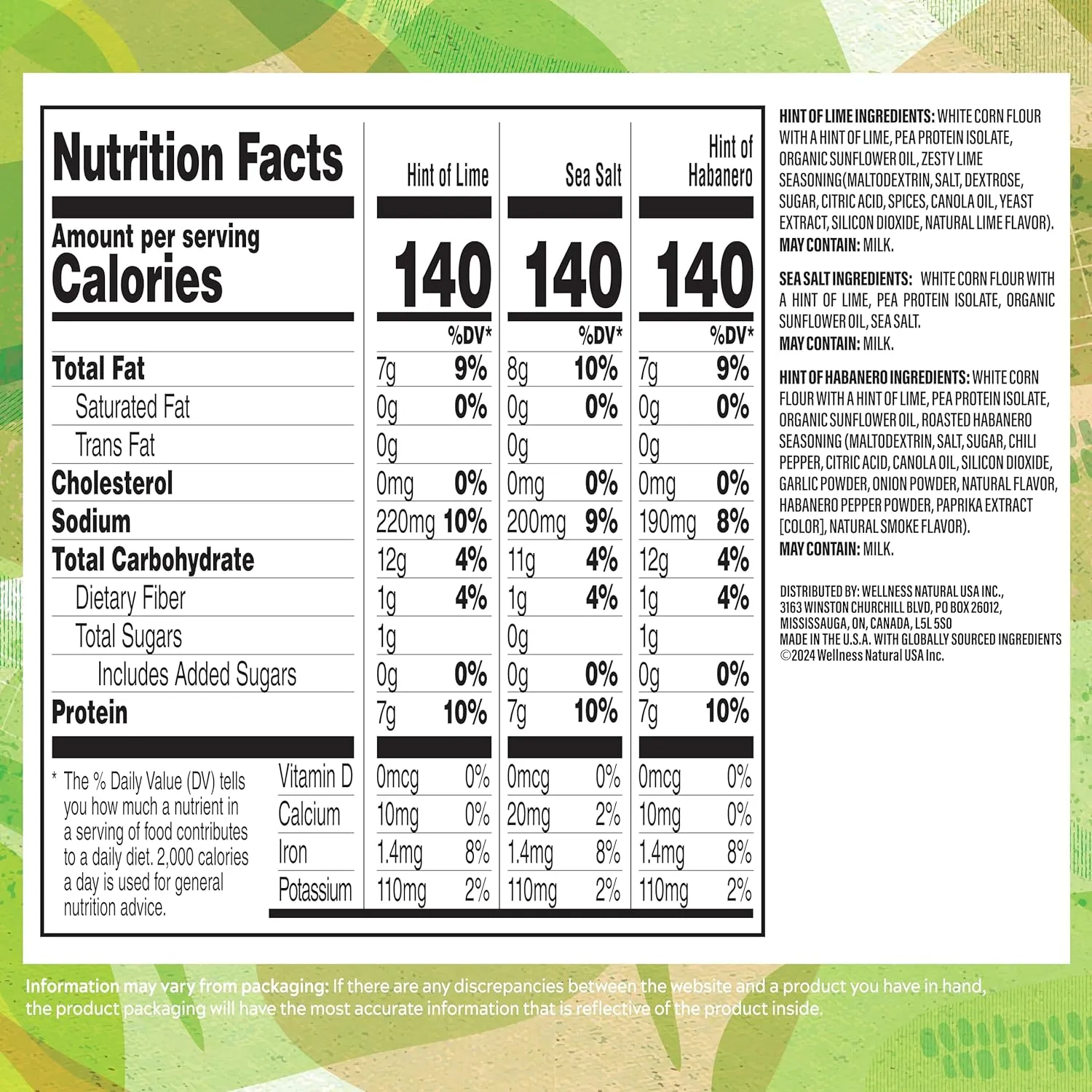Simply Protein - Tortilla Chips, Restaurant Style Protein Chips, Variety Pack (3-Pack) - Sea Salt, Hint of Lime, Hint of Habanero - 7g Protein, 140 Calories, Gluten Free, Vegan - 3 Bags, 4.58oz (130g)