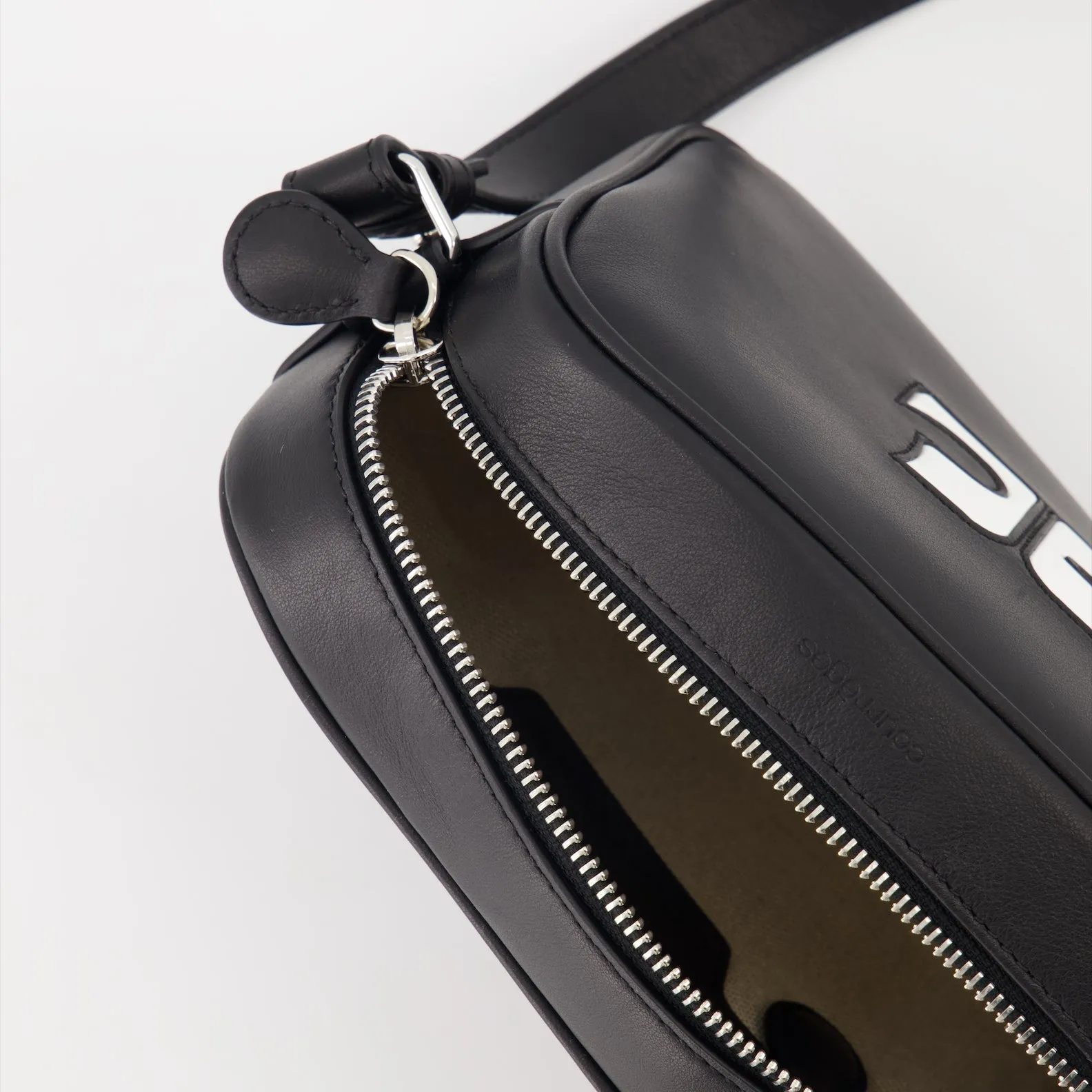 Sleek Leather Camera Bag