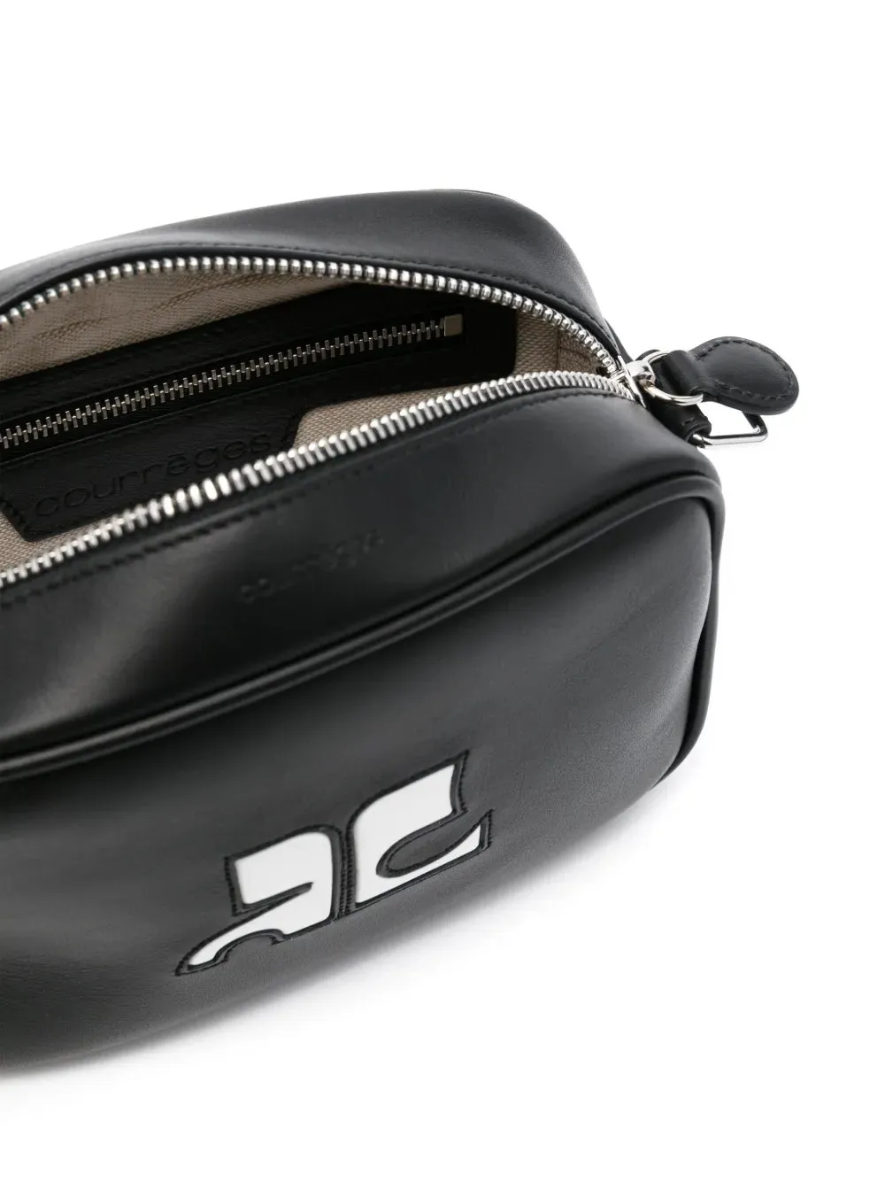 Sleek Leather Camera Bag