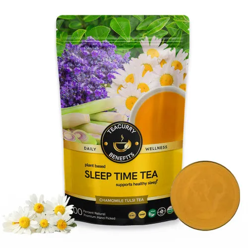 Sleep Tea - Helps with Insomnia, Snoring and Stress - Sleep Time Tea
