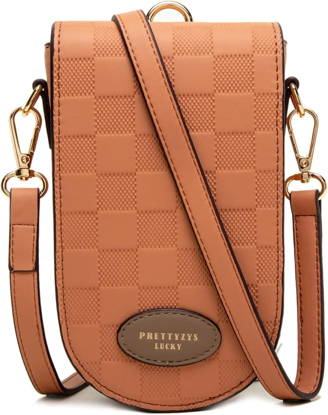 Small Cellphone Crossbody Bags Purse for Women Phone Wallet Purse Mini Phone Case PU Leather with 2 Straps