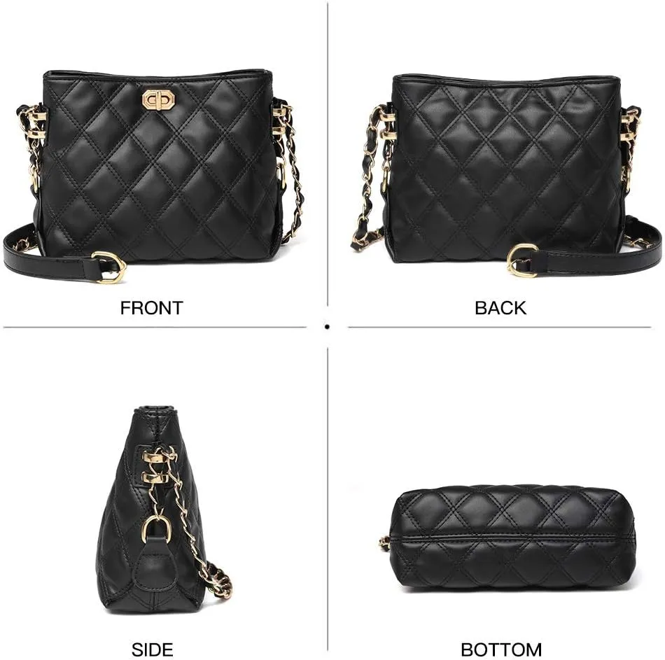Small Crossbody Bags for Women Purses Fashion Leather Lightweight Handbags Shoulder Bag