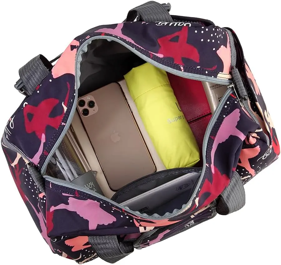 Small/Large Dance Duffle Bag For Girls Sport Gym Bags For Women Yoga Bag (Colorful, Small)