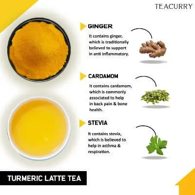 Spiced Golden Latte - Helps in Immunity, Asthma, Antibiotic, Bone Health & Back Pain