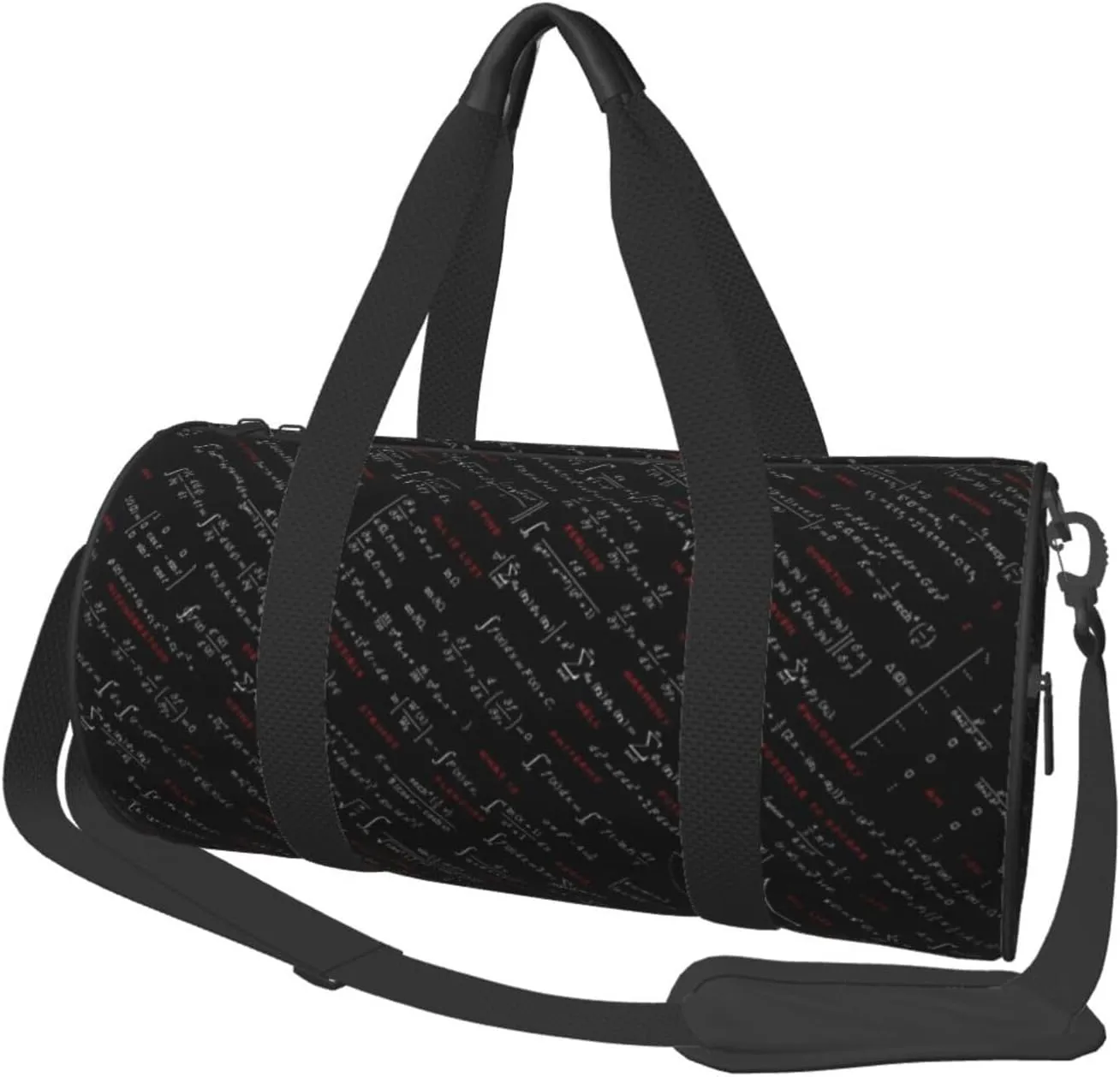 Sports Duffel Physics Knowledge Mathematics Round Gym Bag For Men/Women Dance Travel Weekender