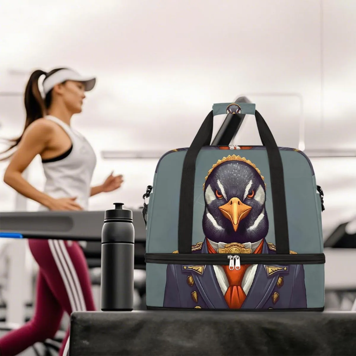 Sports Gym Bag Animal Eagle Avatar Large Travel Duffel Bag With Shoe Compartment Foldable Waterproof Carry-On Weekend Travel Bags for Camping Overnight Yoga Hospital Travel Bags