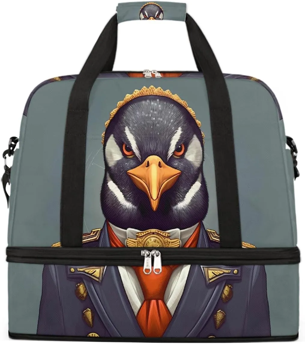 Sports Gym Bag Animal Eagle Avatar Large Travel Duffel Bag With Shoe Compartment Foldable Waterproof Carry-On Weekend Travel Bags for Camping Overnight Yoga Hospital Travel Bags