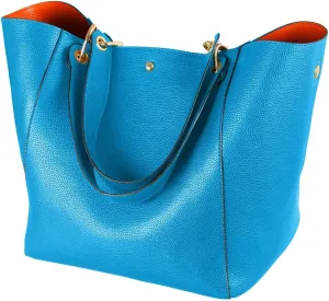 sqlp Large Work Tote Bag for Women Designer Purses and Handbags Big Bucket bags Ladies Travel Crossbody Purse Fuchsia