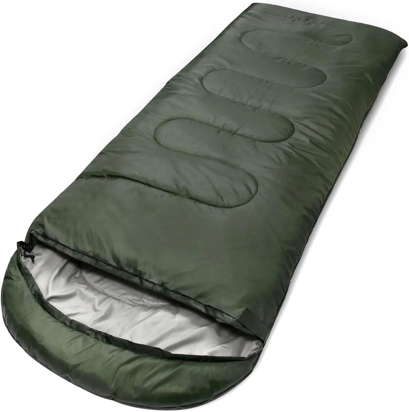 Standard Sleeping Bags with Hoods for Adults 4 Seasons Warm or Cold Lightweight Indoor Outdoor Sleeping Bags for Backpacking, Camping