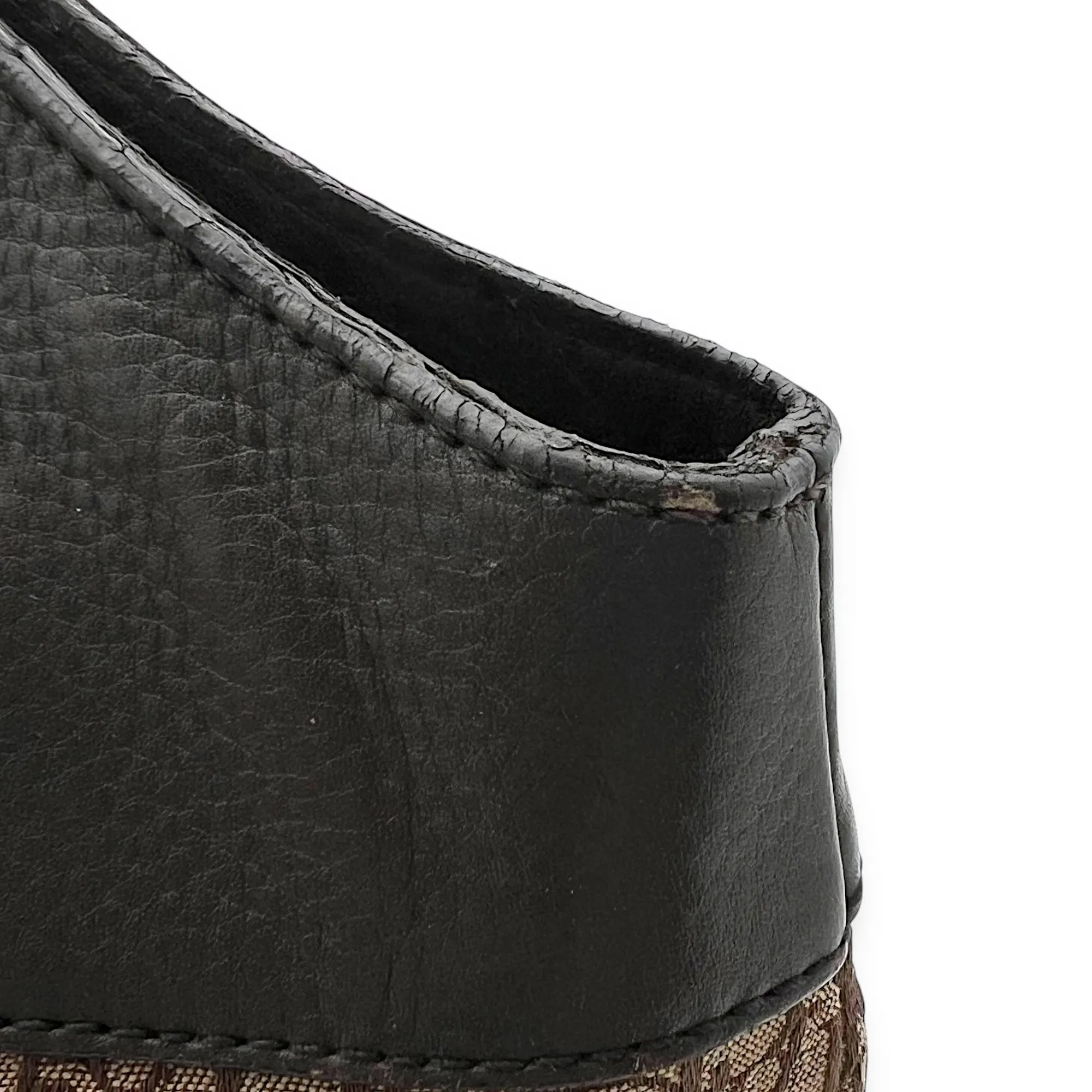 Street Chic Hobo Brown Shoulder Bag in Jacquard, Silver hardware