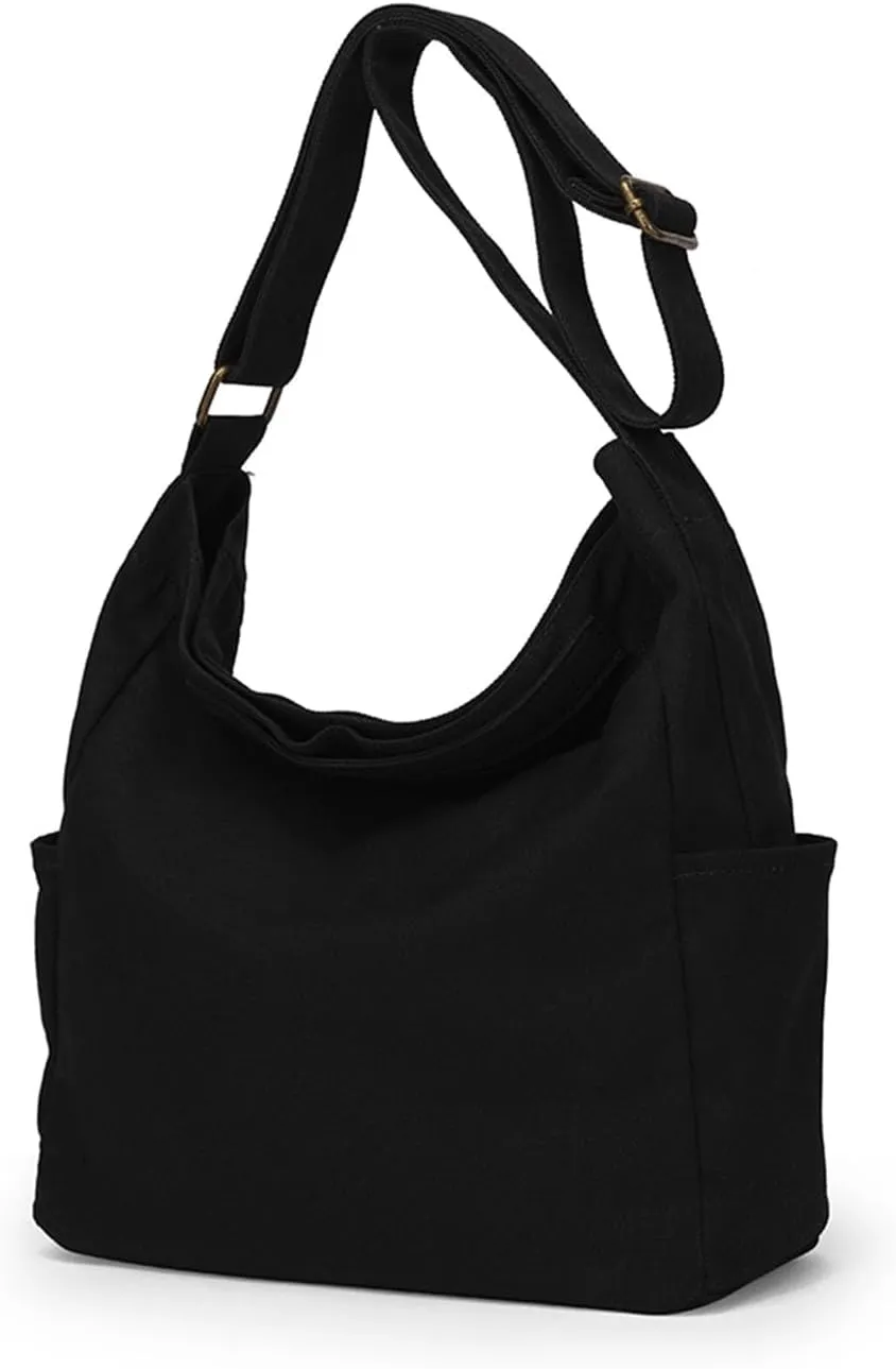 Student cotton cloth bag 2020 new all-match canvas messenger bag simple lazy style shoulder bag