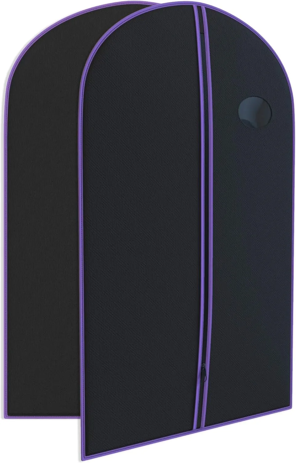 Suit Garment Travel Bags -Lightweight -40" x 24" -Men's Collection by Your Bags (Black & Purple)