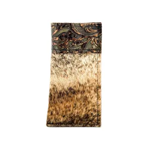 Sunglass Case - Brindle w/ Gilded Tool