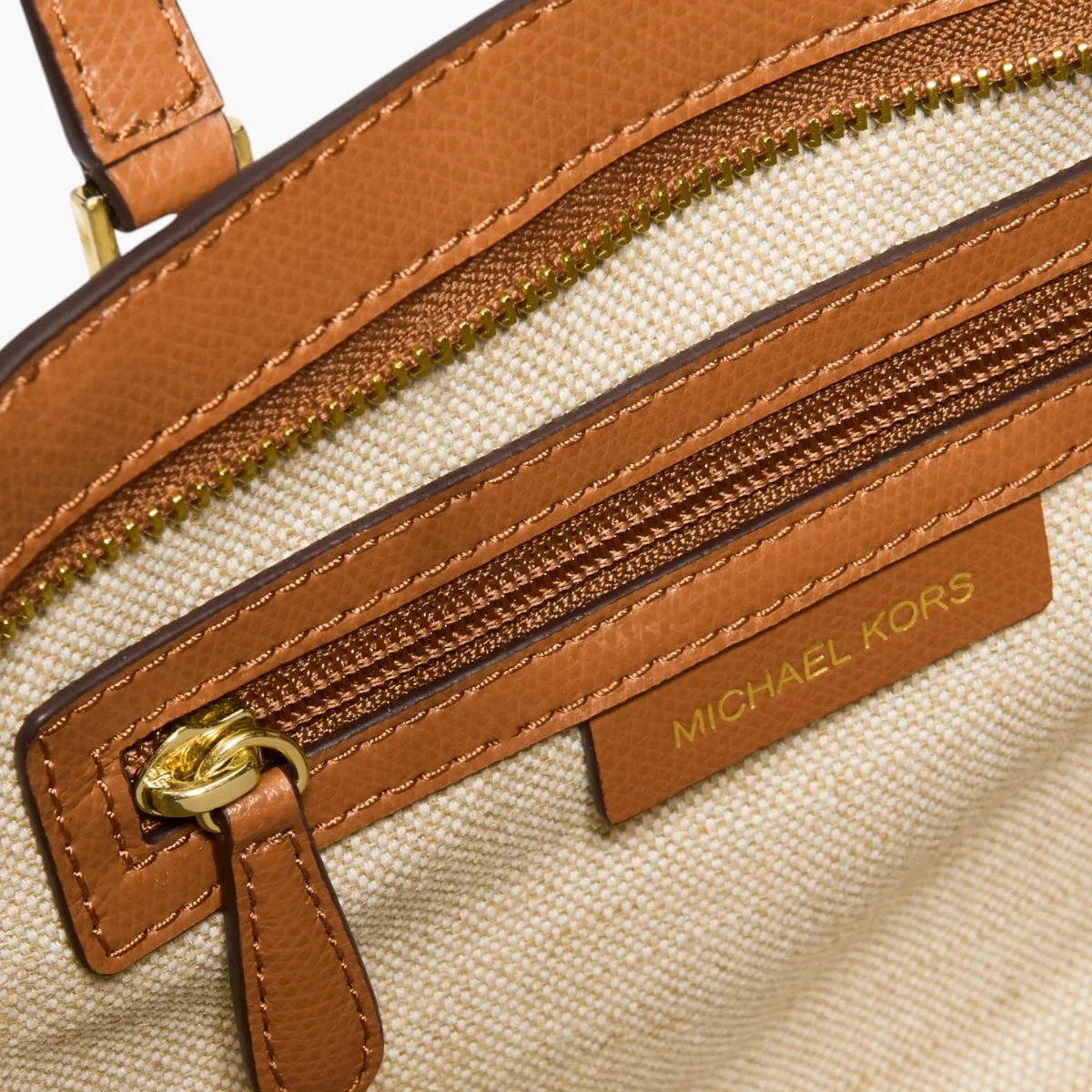 Taryn Small Signature Logo And Leather Convertible Crossbody Bag