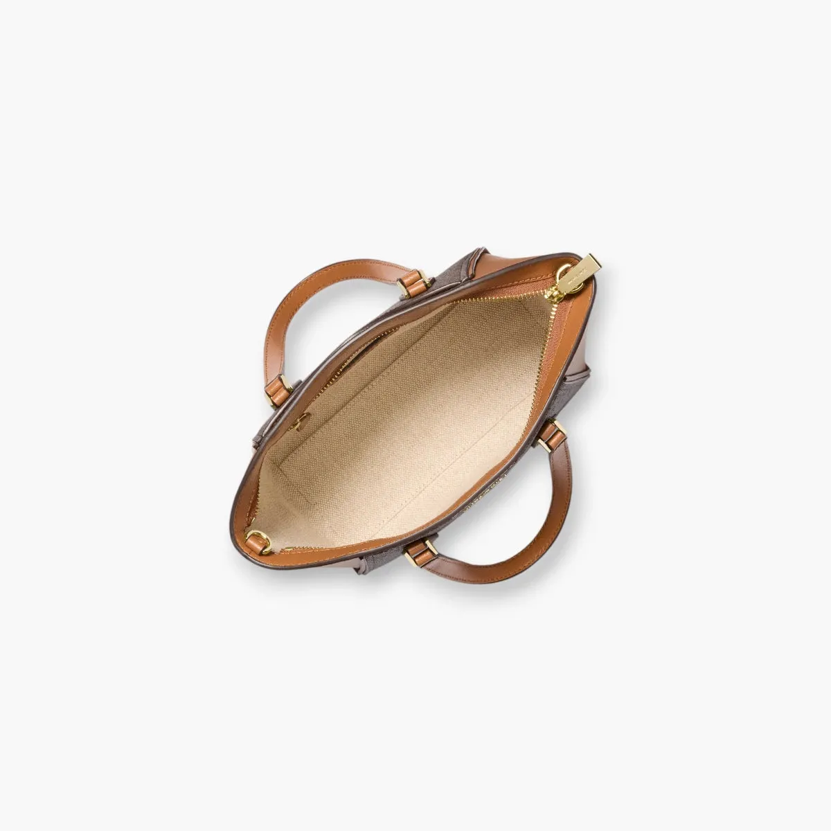 Taryn Small Signature Logo And Leather Convertible Crossbody Bag
