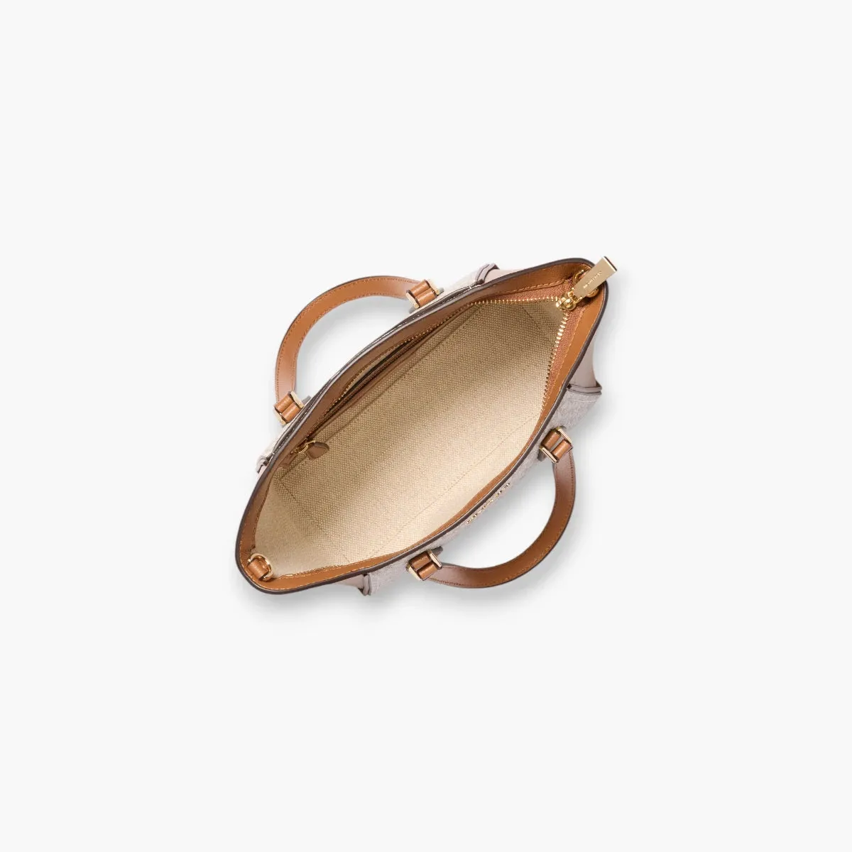 Taryn Small Signature Logo And Leather Convertible Crossbody Bag