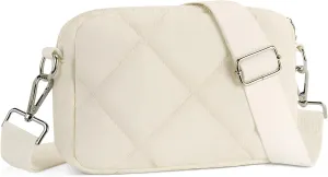 Telena Quilted Crossbody Bags for Women Puffer Bag Purse Lightweight Design Shoulder Handbag