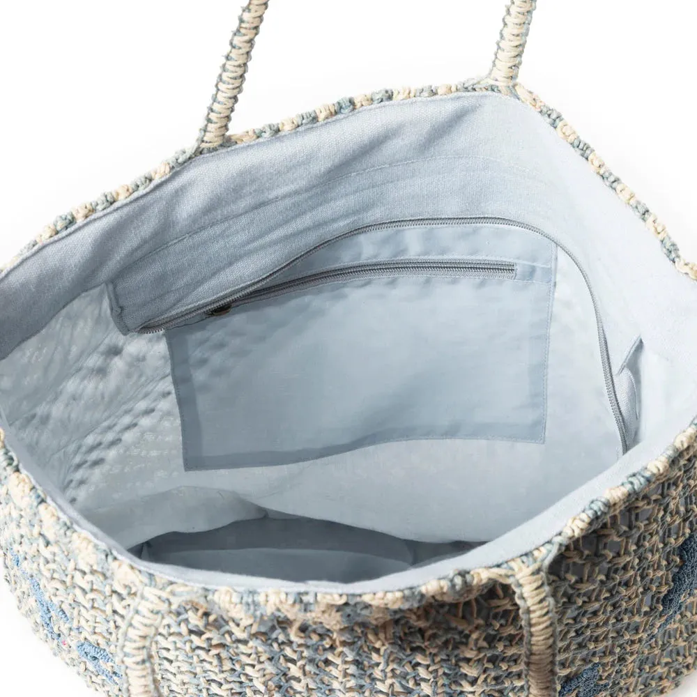 Tequila Dimension Tote Bag - Sky Blue