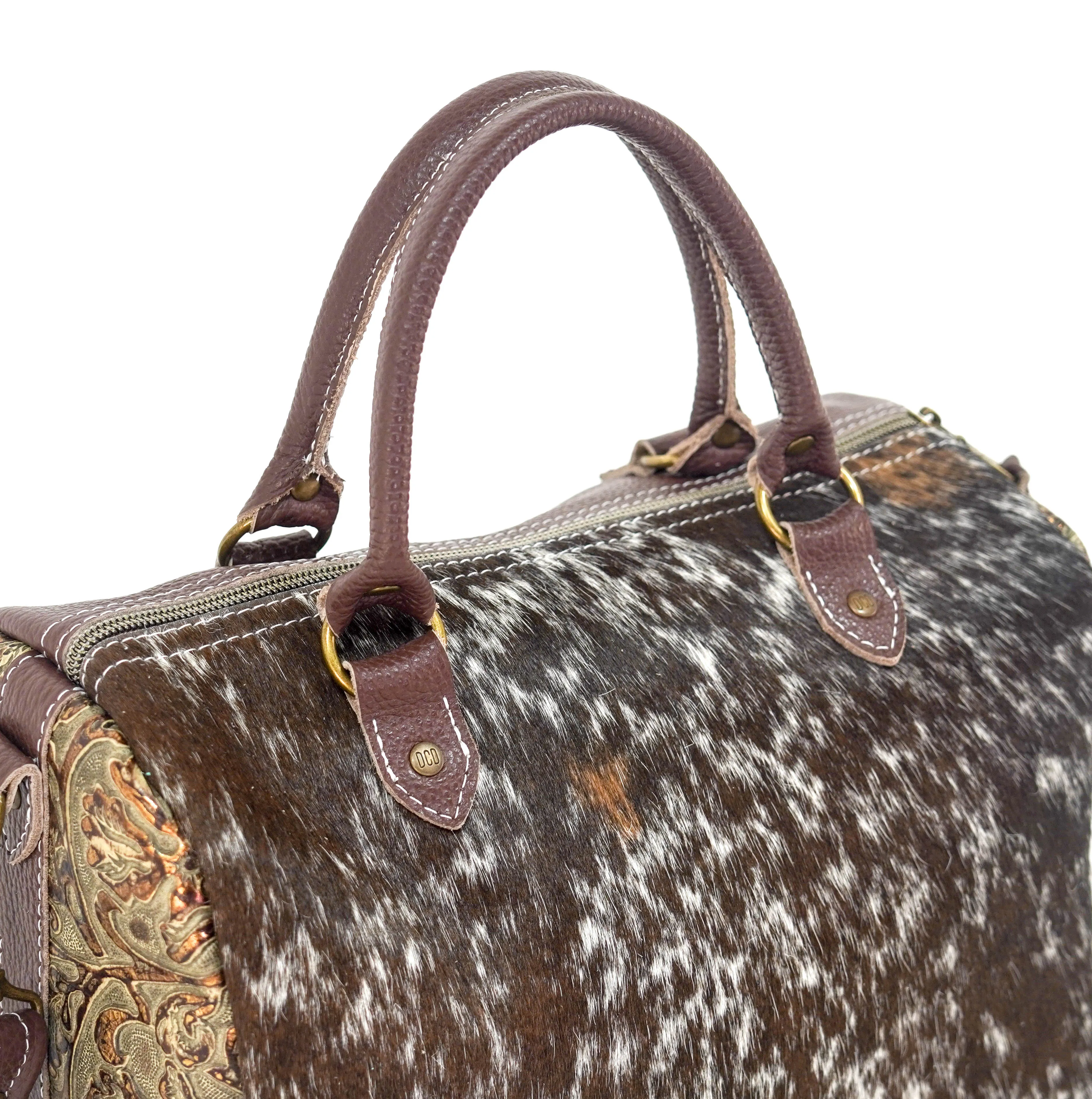 The Stowaway Classic - Chocolate & White w/ Gilded Tool