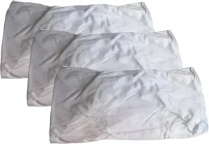 Think Crucial Replacement Pool Bags - Compatible with Aquabot Part # 8111 & 8101 - Aquabot Junior Vac Washable, Reusable Pool Filter Bag - Home or Commercial Pool Use - 7.9" x 7.9" x 1.1" - (3 Pack)
