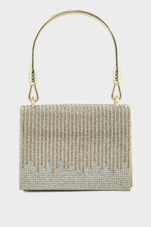 Top Handle Hand Bags BH0044-Golden