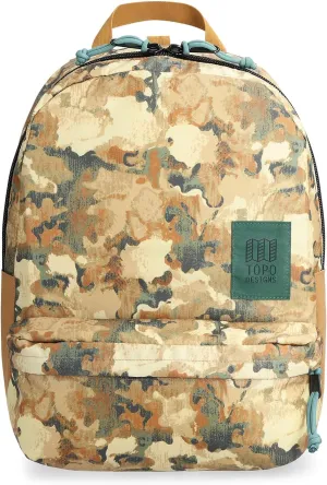 Topo Designs Dash Pack, Lightweight Laptop Backpack, 100% Recycled Materials, Fair Wear   WRAP Certified, 17L (Camo)
