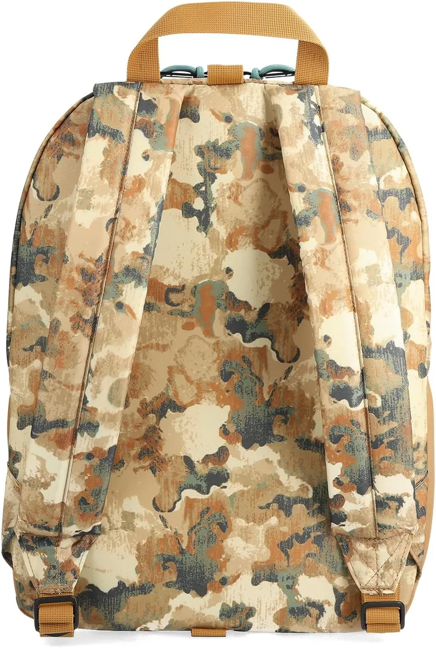 Topo Designs Dash Pack, Lightweight Laptop Backpack, 100% Recycled Materials, Fair Wear   WRAP Certified, 17L (Camo)