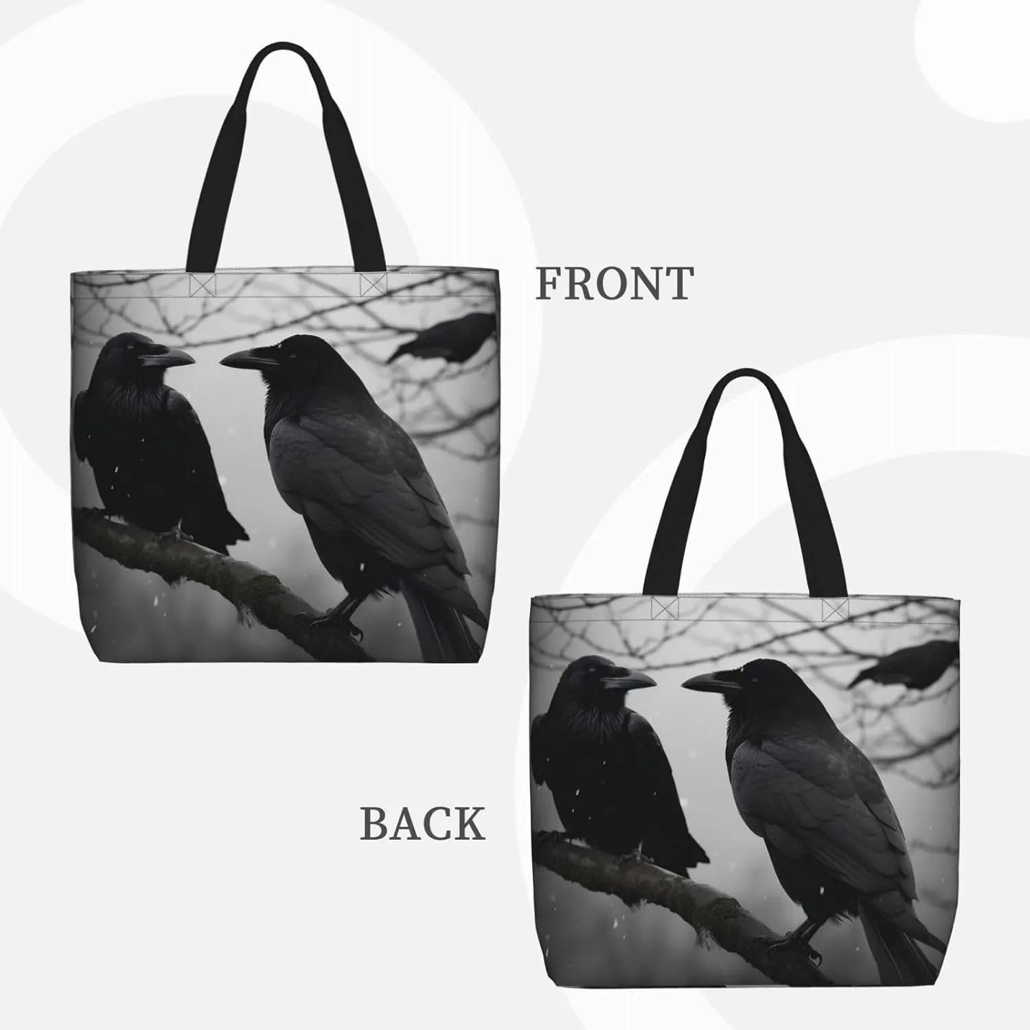 Tote Bag for Women Cute french bulldog Shoulder Bag with Zipper Handbag Large Capacity Reusable Grocery Bag