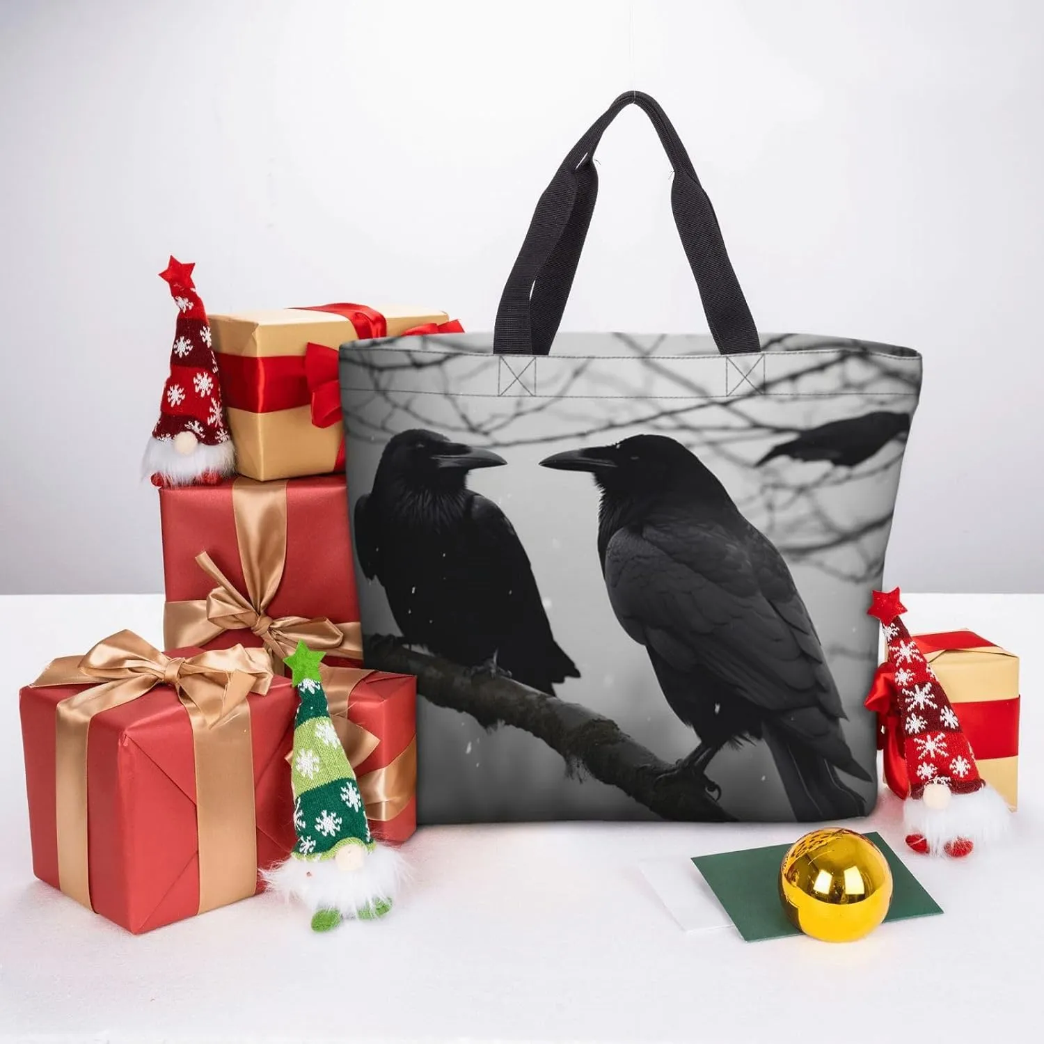 Tote Bag for Women Cute french bulldog Shoulder Bag with Zipper Handbag Large Capacity Reusable Grocery Bag