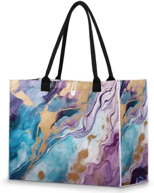 Tote Bag for Women Reusable Canvas Shoulder Bag