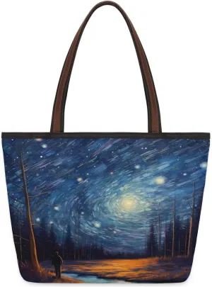 Tote Bag for Women with Zipper Large Capacity Top Handle Casual Shoulder Bag Handbag Reusable Shopping