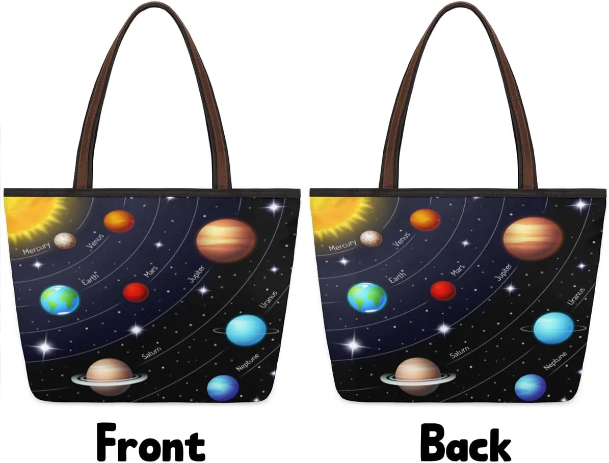 Tote Bag for Women with Zipper Large Capacity Top Handle Casual Shoulder Bag Handbag Reusable Shopping