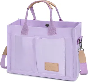 Tote Bags for Women Canvas Tote Purse Crossbody Bags with Pockets Top Handle Shoulder Handbags Satchel Bags for Women