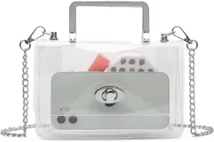 Transparent Clutch Clear Purse Crossbody Shoulder Bags Stadium Approved Bags