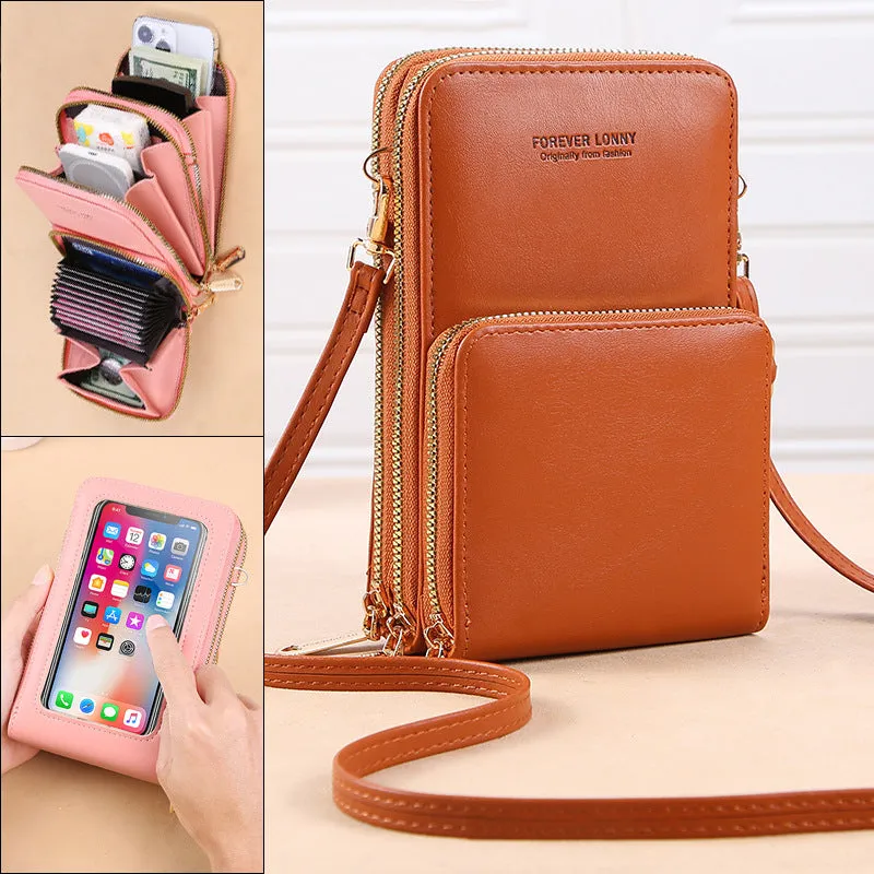 Transparent Touch Screen Organ Multiple Slots Trendy Bags