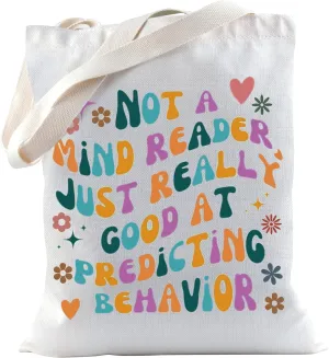 TSOTMO Behavior Analyst Gifts RBT Gift Registered Behavior Technician Tote Bag For Behavior Therapist Behavior Tech Gift