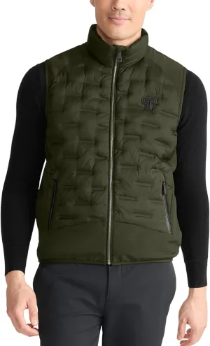 TUMI Men's Heat Seal Quilted Midweight PrimaLoft-Filled Vest - Sleek Men's Outerwear - Warm Nylon Vest