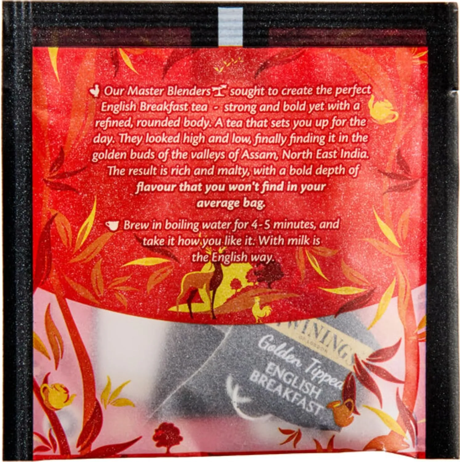 Twinings Discovery Collection Golden Tipped English Breakfast, 30 Large Leaf Pyramid Tea Bags