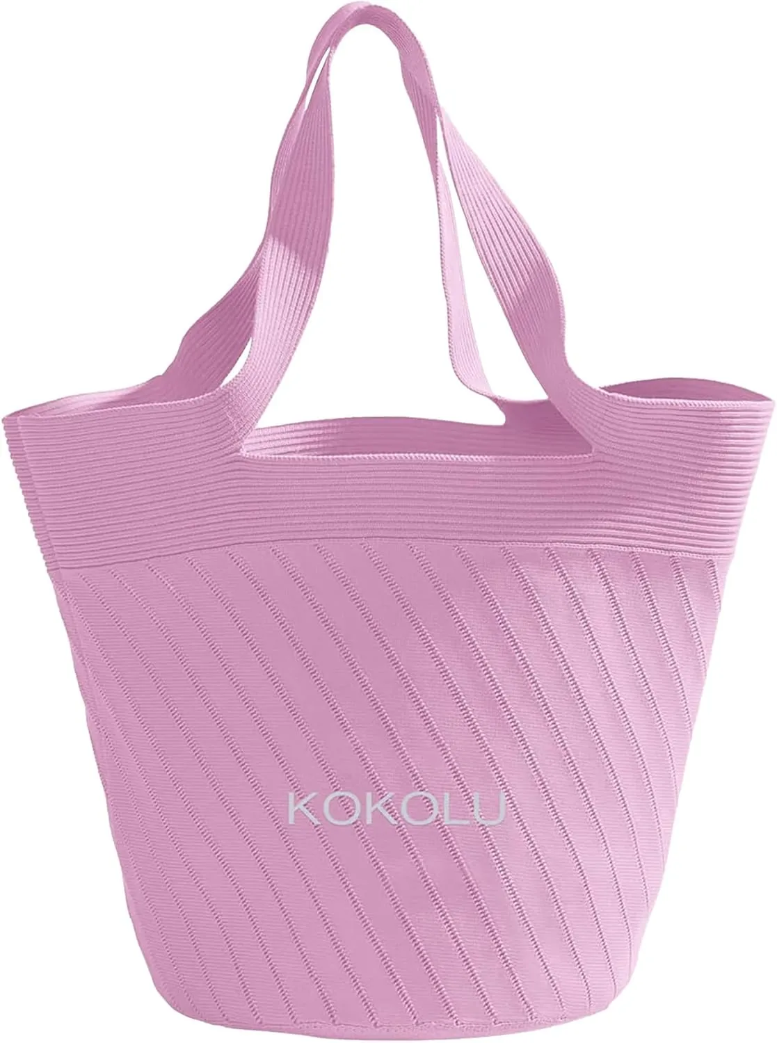 Ultra Lightweight Tote Bag For Women (18.7” x 8.5”) - Upcycled Flexible Machine Washable Shopping Tote Bag For Women