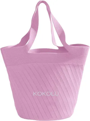Ultra Lightweight Tote Bag For Women (18.7” x 8.5”) - Upcycled Flexible Machine Washable Shopping Tote Bag For Women