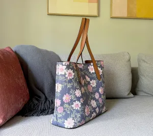 Vegan Leather Carryall Tote – Airy Cosmos