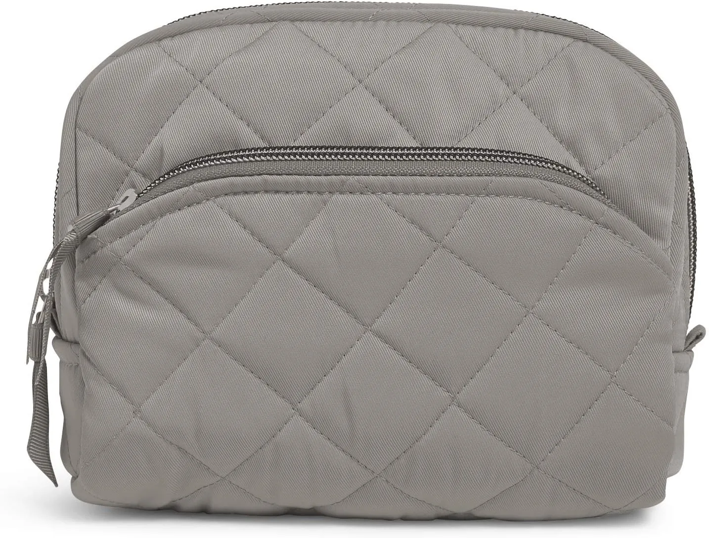 Vera Bradley Women's Performance Twill Medium Cosmetic Makeup Organizer Bag, Tranquil Gray, One Size