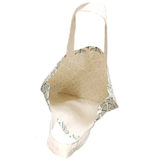 VIBRANT LEAF DESIGN FLAT BAGS – PACK OF 2