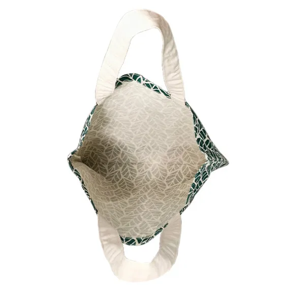 VIBRANT LEAF DESIGN FLAT BAGS – PACK OF 2