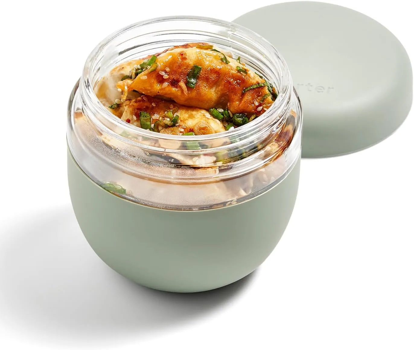 W&P Porter Seal Tight Glass Food Storage Container with Lid, Terrazzo Cream 24oz, Leak & Spill Proof Meal Prep Container, Microwave & Dishwasher Safe, Borosilicate Glass