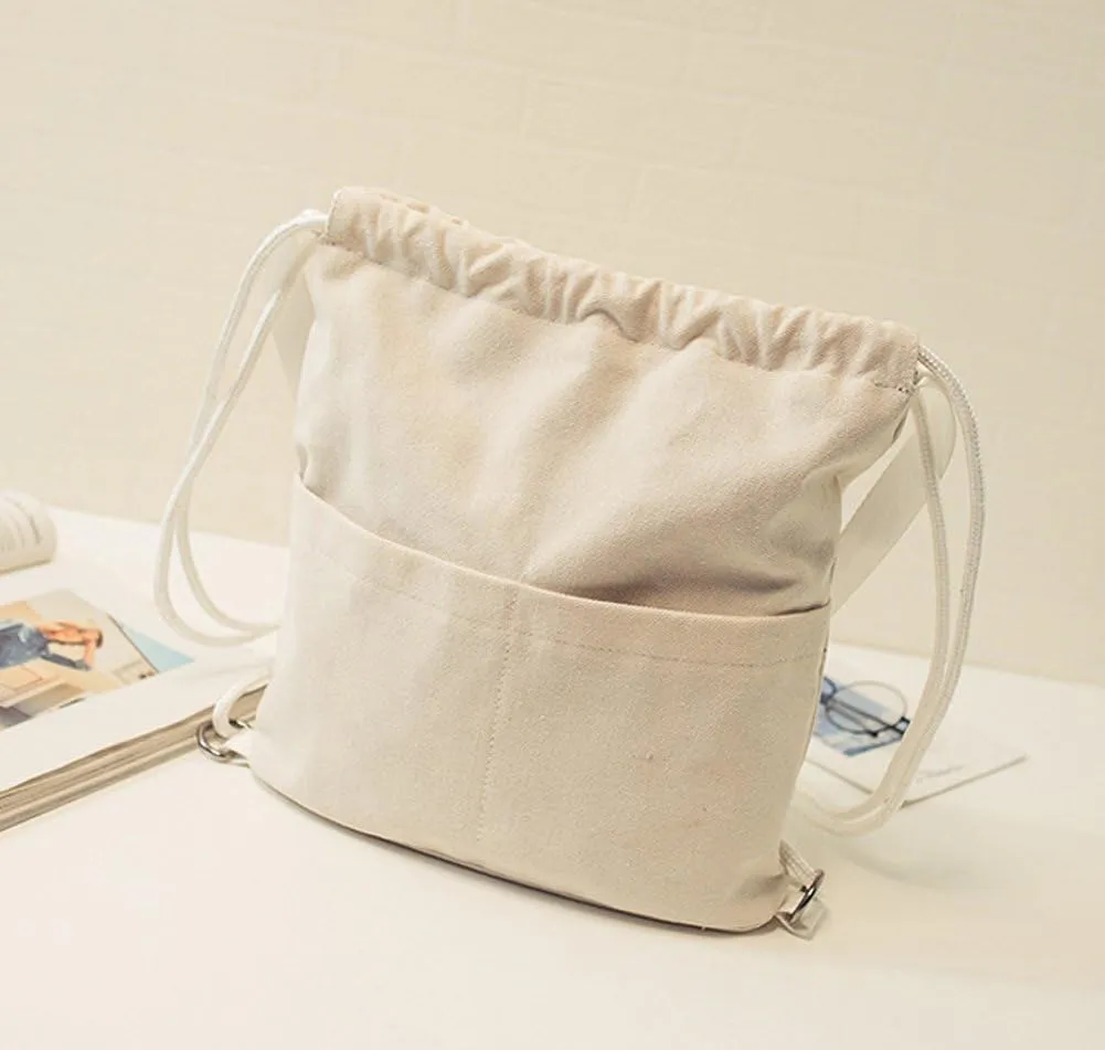 Womens Casual Canvas Handbag Fashion Personality Shoulder Bag Travel Bag Medium