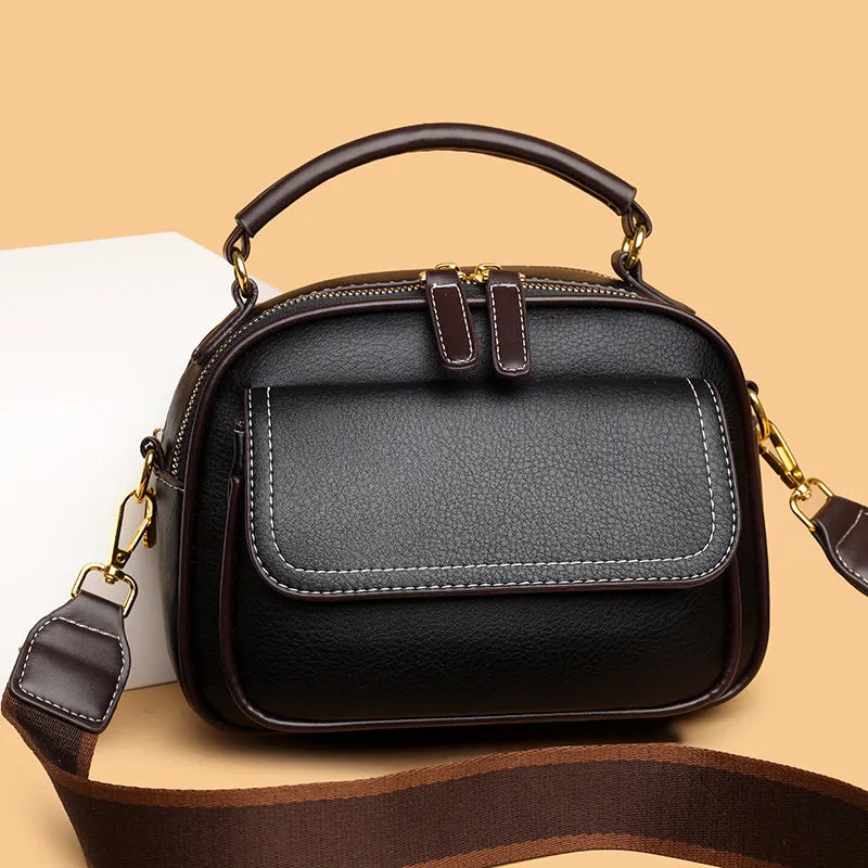 Women's Classic Texture Pouch Summer Simple Large Shoulder Bags