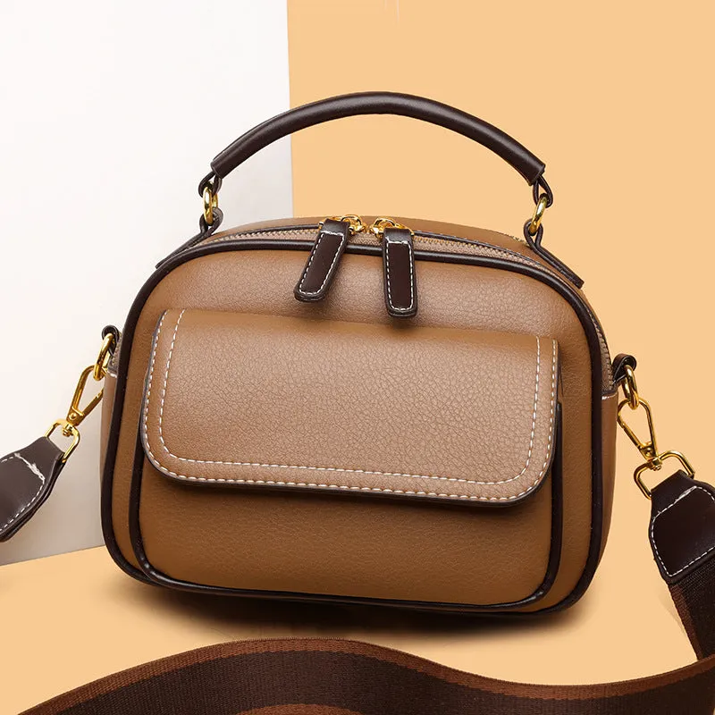 Women's Classic Texture Pouch Summer Simple Large Shoulder Bags